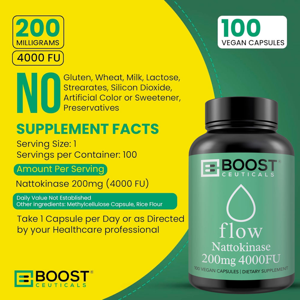 BoostCeuticals nattokinase bottle in hand – convenient access to clean enzyme