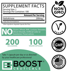 BoostCeuticals nattokinase GMP facility origin – quality and safety emphasis
