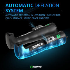 Bootech BT-SMART app control enables cordless recovery sessions.