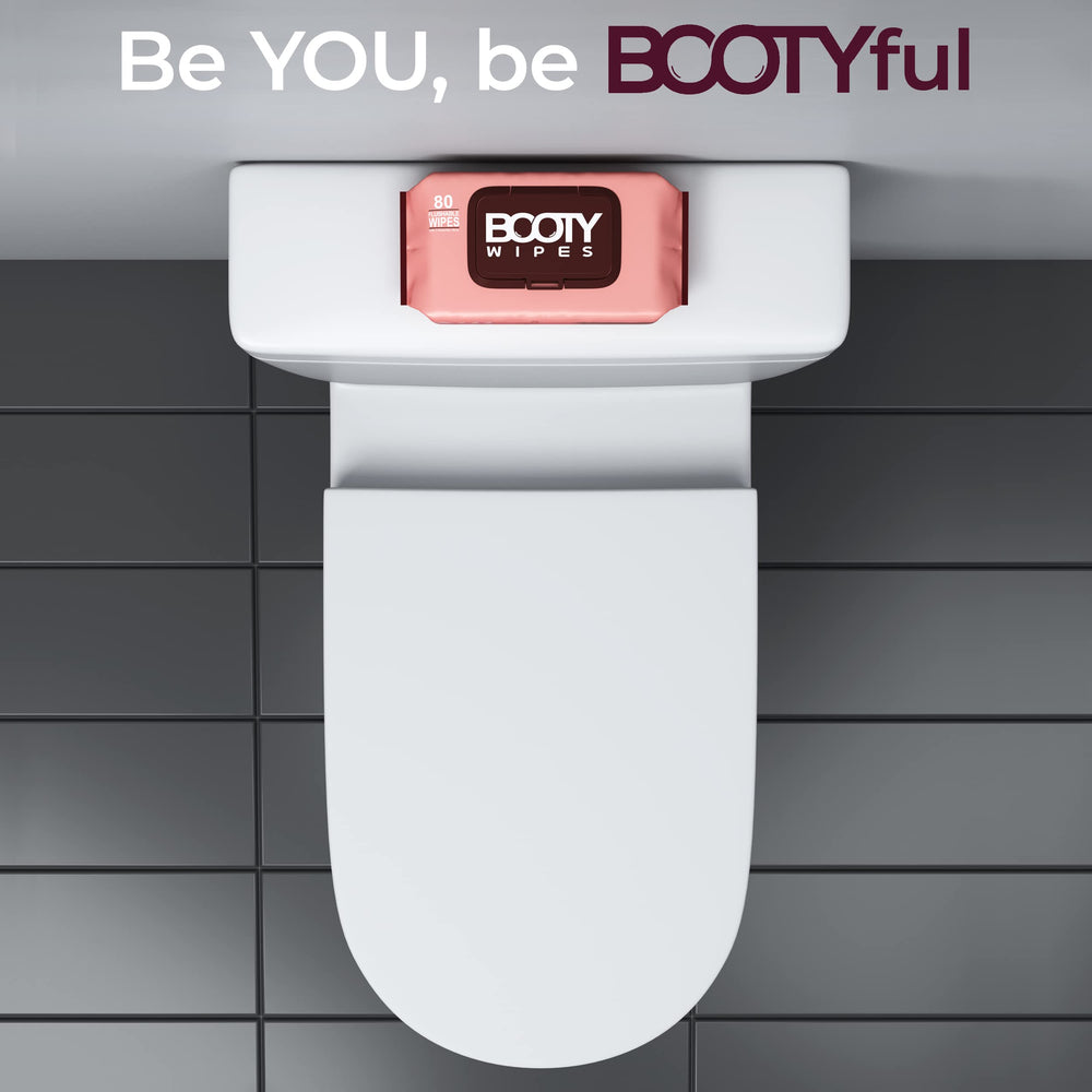 Booty Wipes skin-friendly cleansing suitable for sensitive skin.