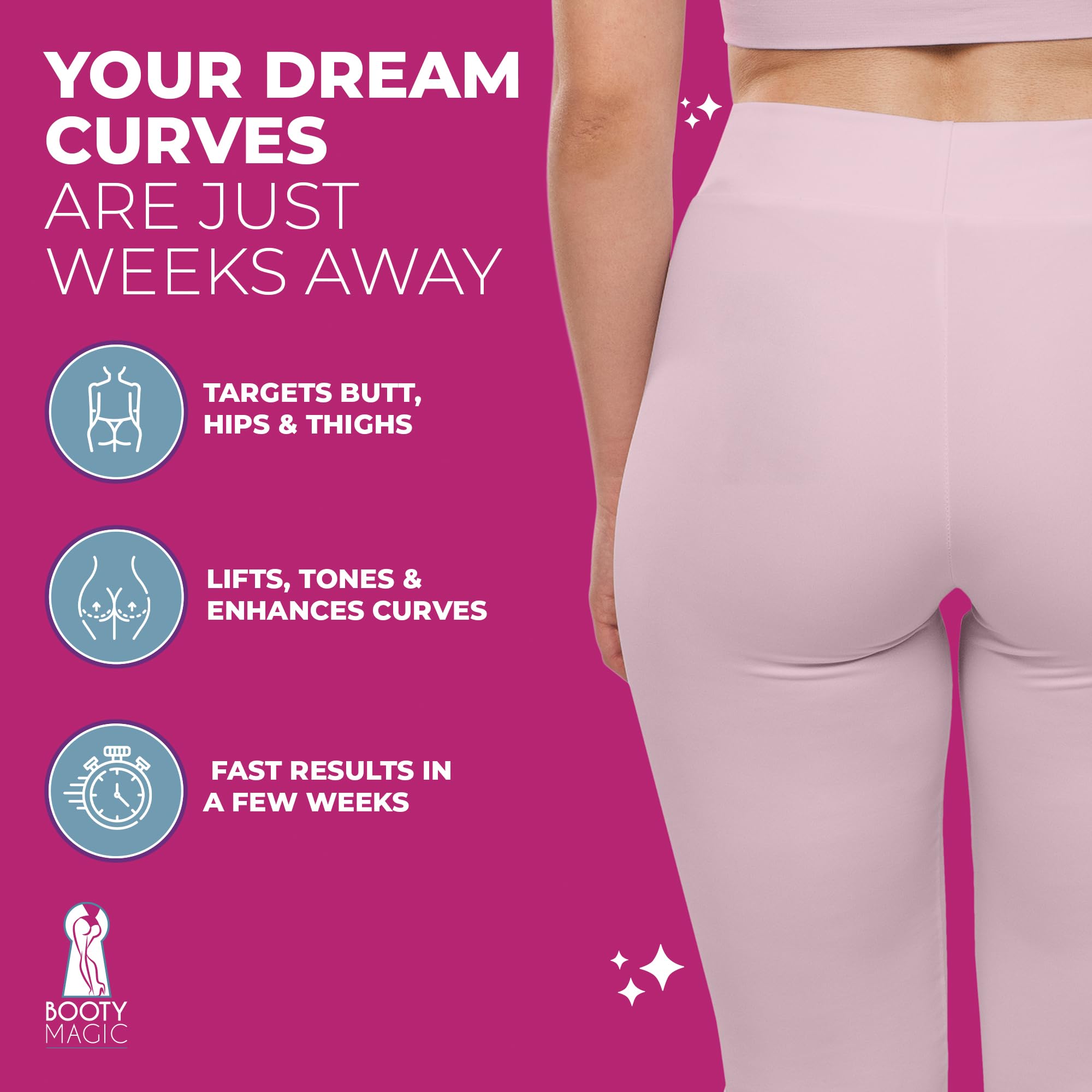 Booty Magic two-month supply packaging highlights long-term value