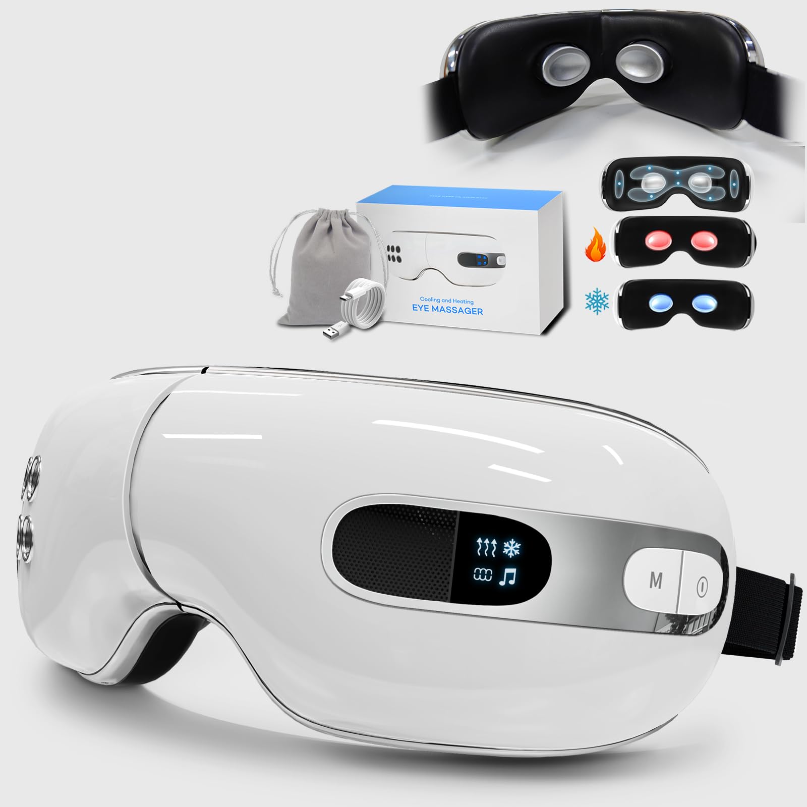 BOQUBOO Eye Massager foldable design stored easily