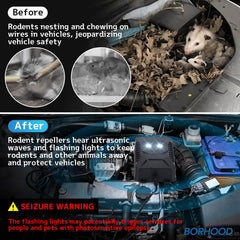 BORHOOD Vibration sensor confirms system activity and guards against false starts