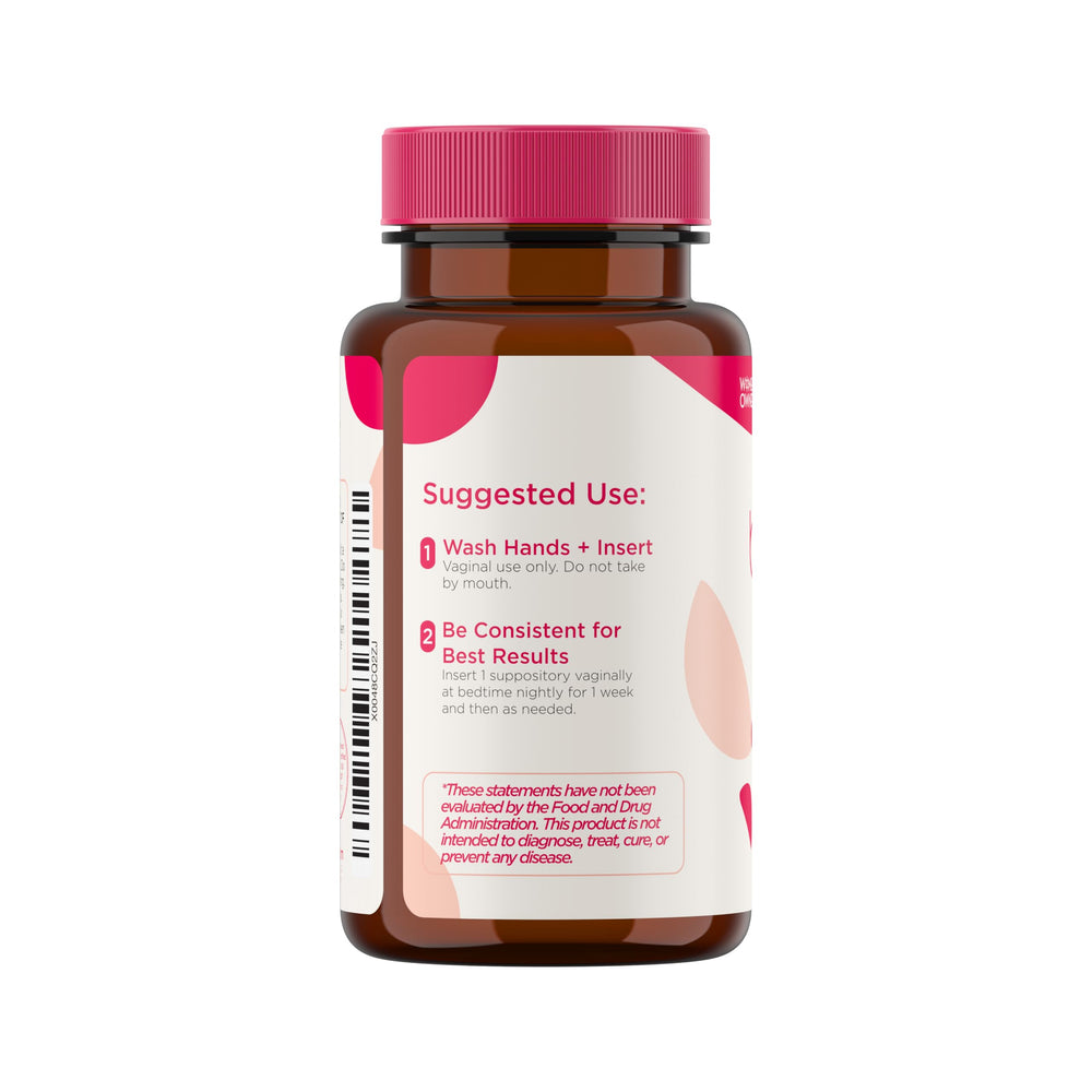 Hands insert BoriCap capsule during nightly routine for comfort.