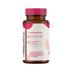 Hands insert BoriCap capsule during nightly routine for comfort.