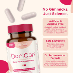Box and branding emphasize gentle, natural feminine care values.