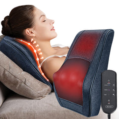Boriwat upgraded neck and back massager contours to fit your curves for a smoother massage.