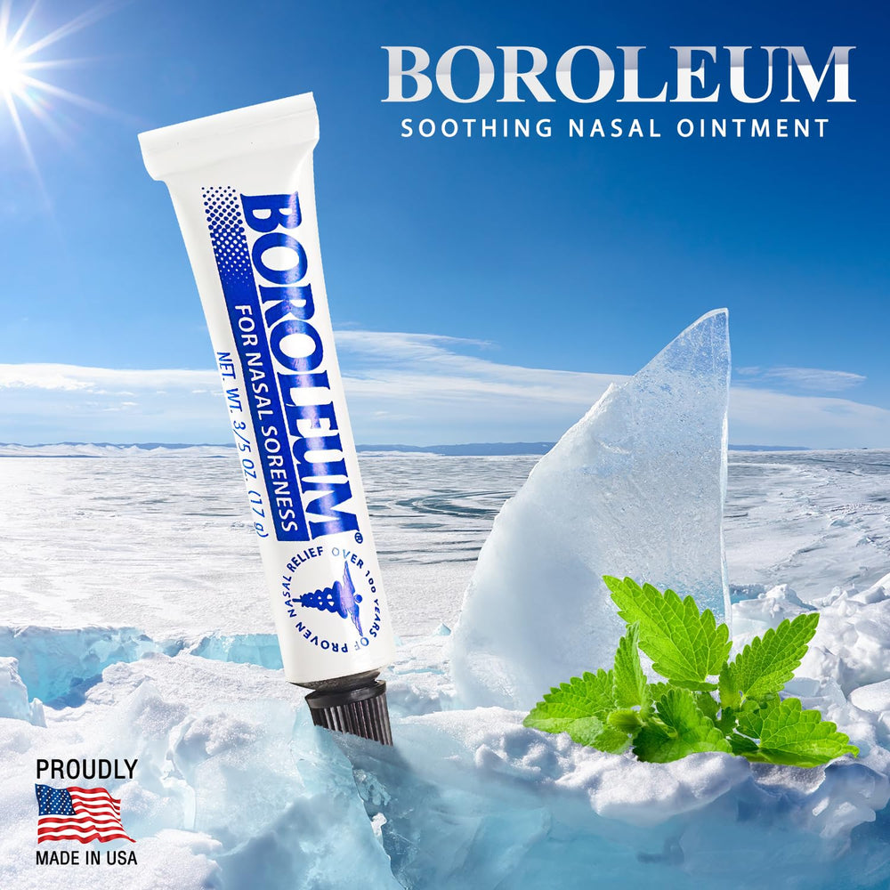 Boroleum menthol nasal gel cools to ease nasal congestion.