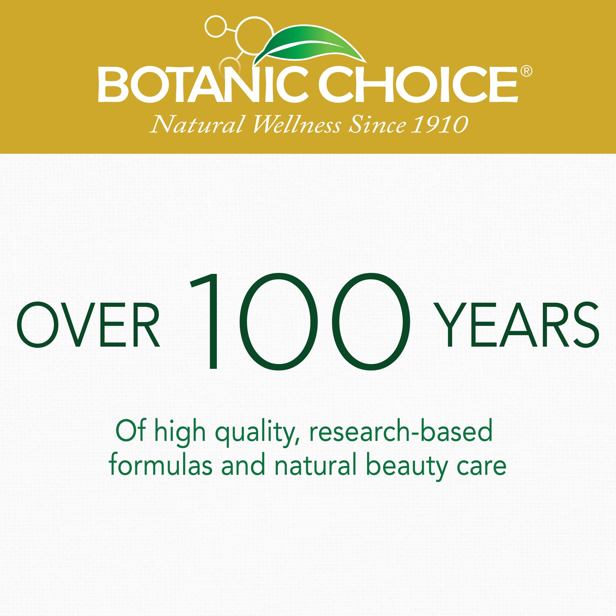 Botanic Choice OptiGold Vision ingredients panel emphasizing lutein, zeaxanthin, and bilberry