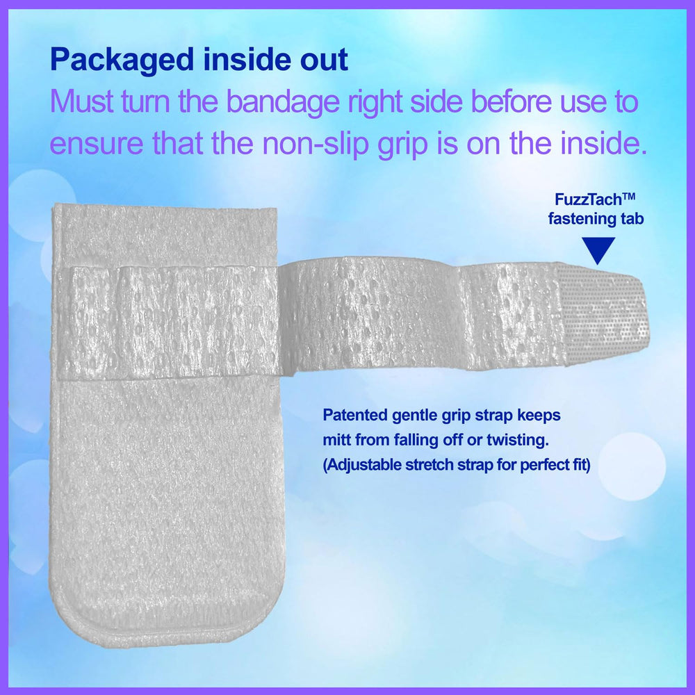 BounceBack MediMitt ideal for daily finger wound care.