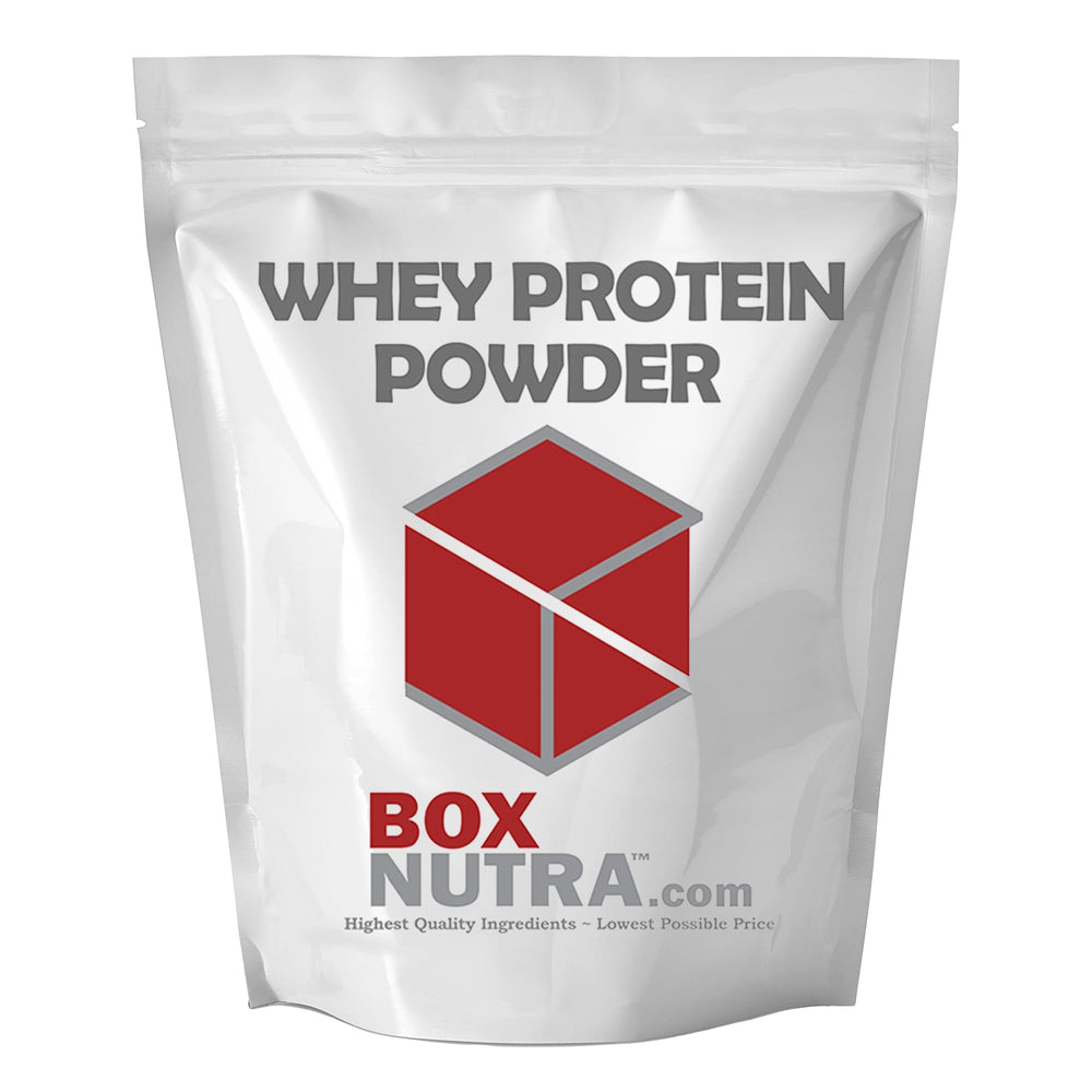 BOX NUTRA Whey Protein Isolate 500g package view showing a premium protein powder in a pouch for post-workout use