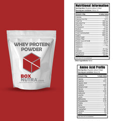 BOX NUTRA Whey Protein Isolate shake being prepared for a quick post-workout protein option