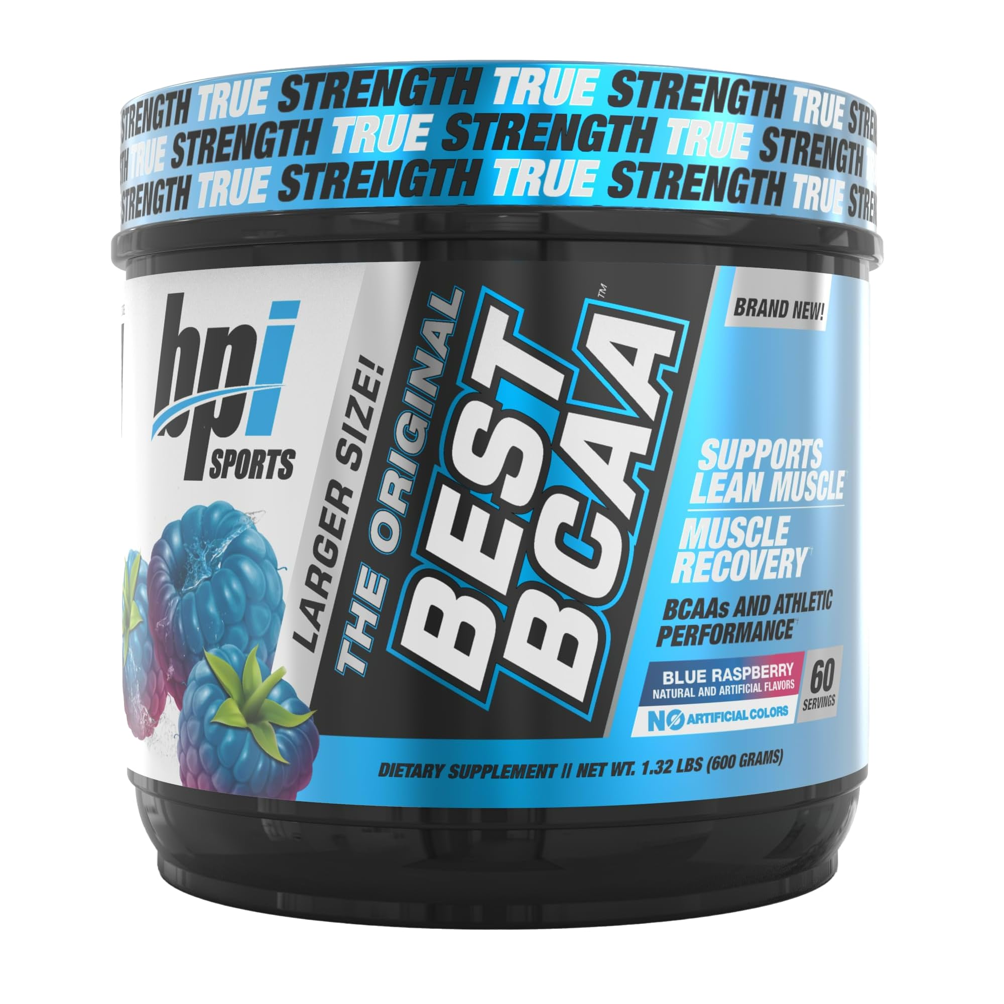 BPI Sports Best BCAA bottle pour for easy hydration and flavor.