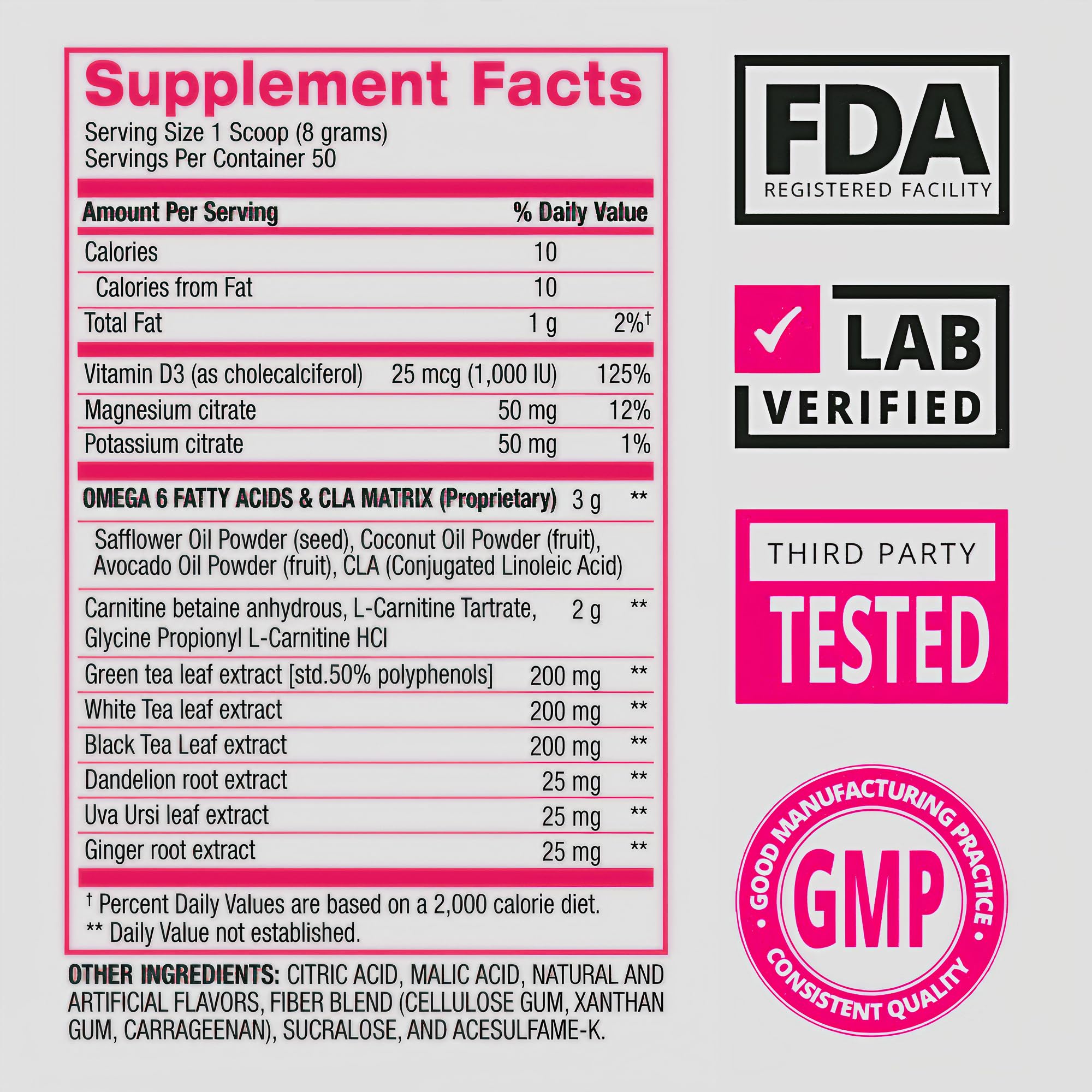 BPI Sports CLA Carnitine Shredded fruit punch flavor appeals to athletes