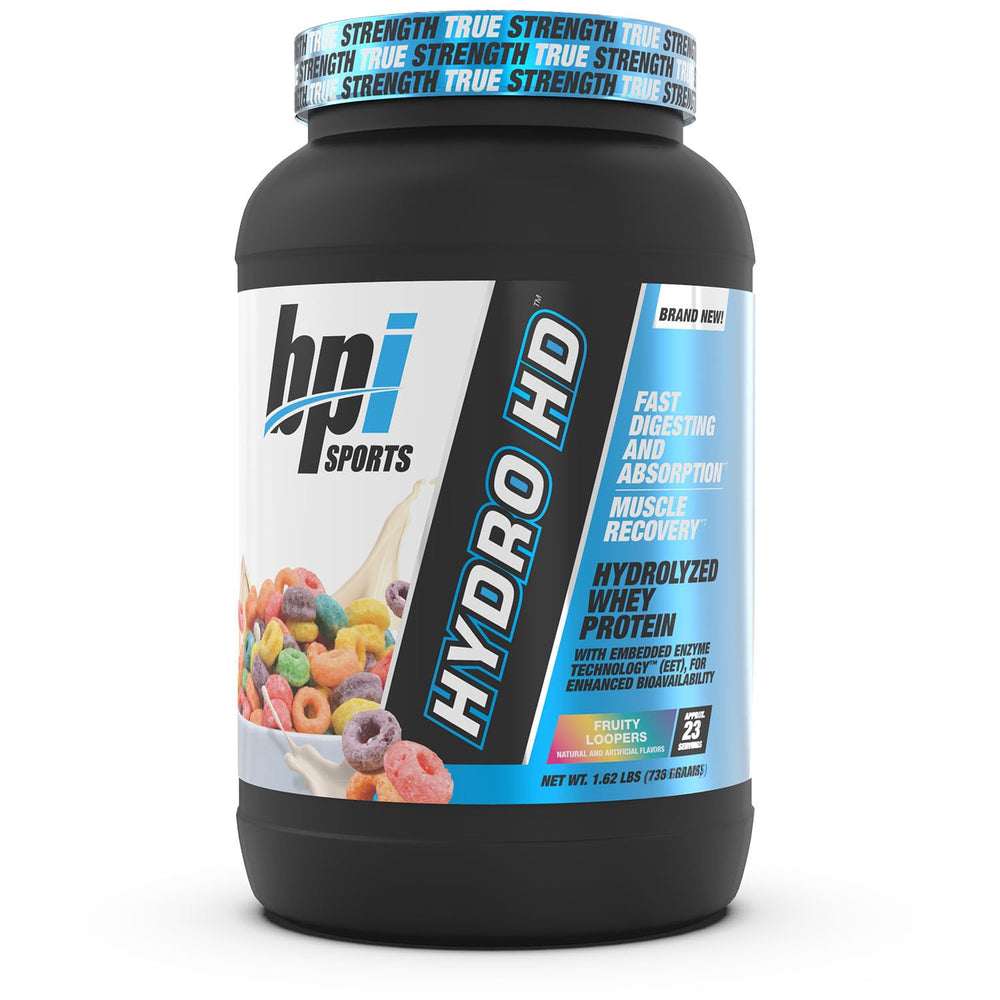BPI Sports Hydro HD bottle with label for post-workout protein support