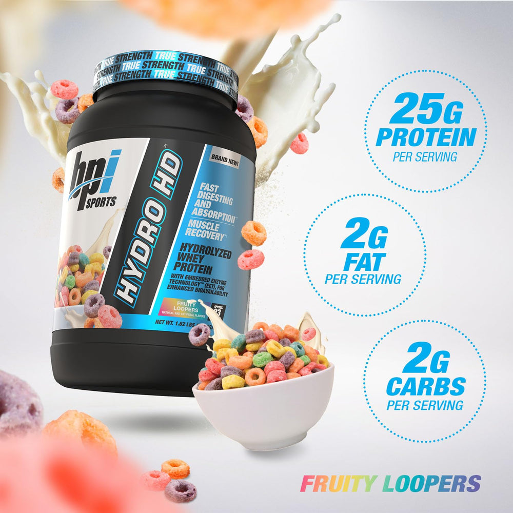 Hydro HD Vanilla Ice Cream shake in glass, smooth texture