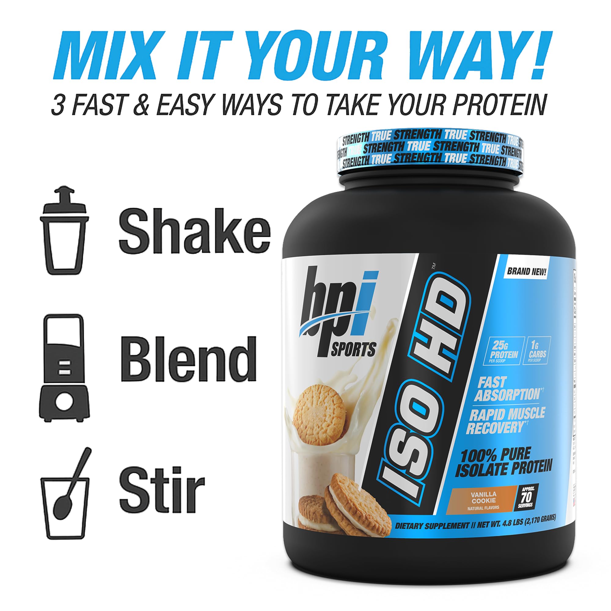 Athlete post-workout scene featuring ISO HD for faster recovery potential.