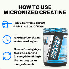 BPI Sports Micronized Creatine shaker for on-the-go mixing.