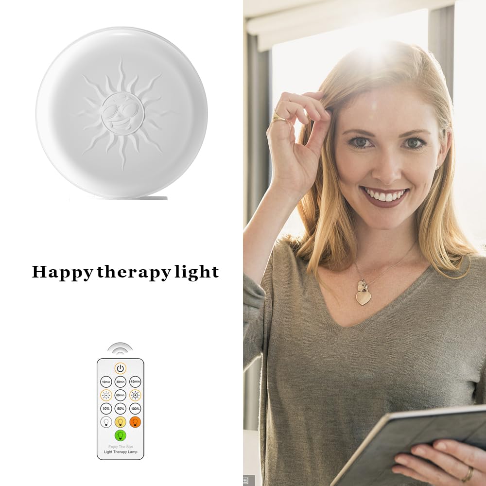 BQHY Light Therapy Lamp angled to optimize light direction for tasks.