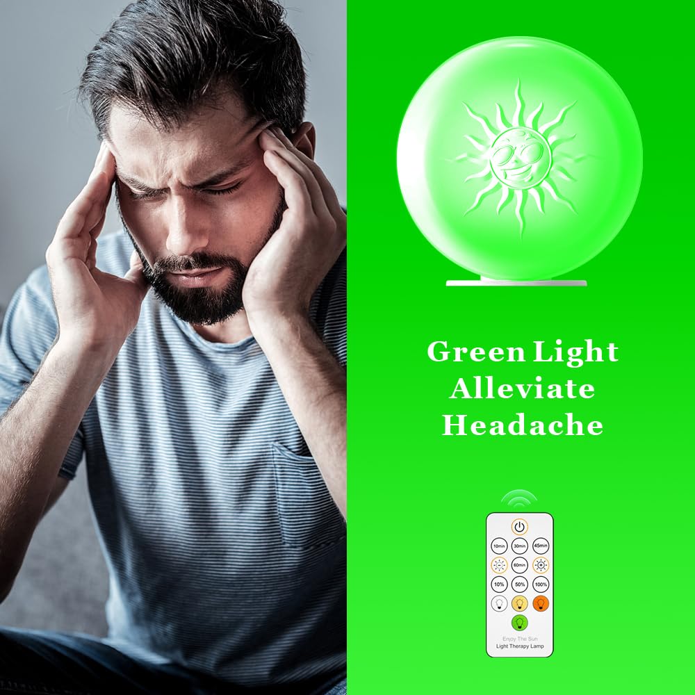 BQHY Light Therapy Lamp with swivel stand for flexible placement.