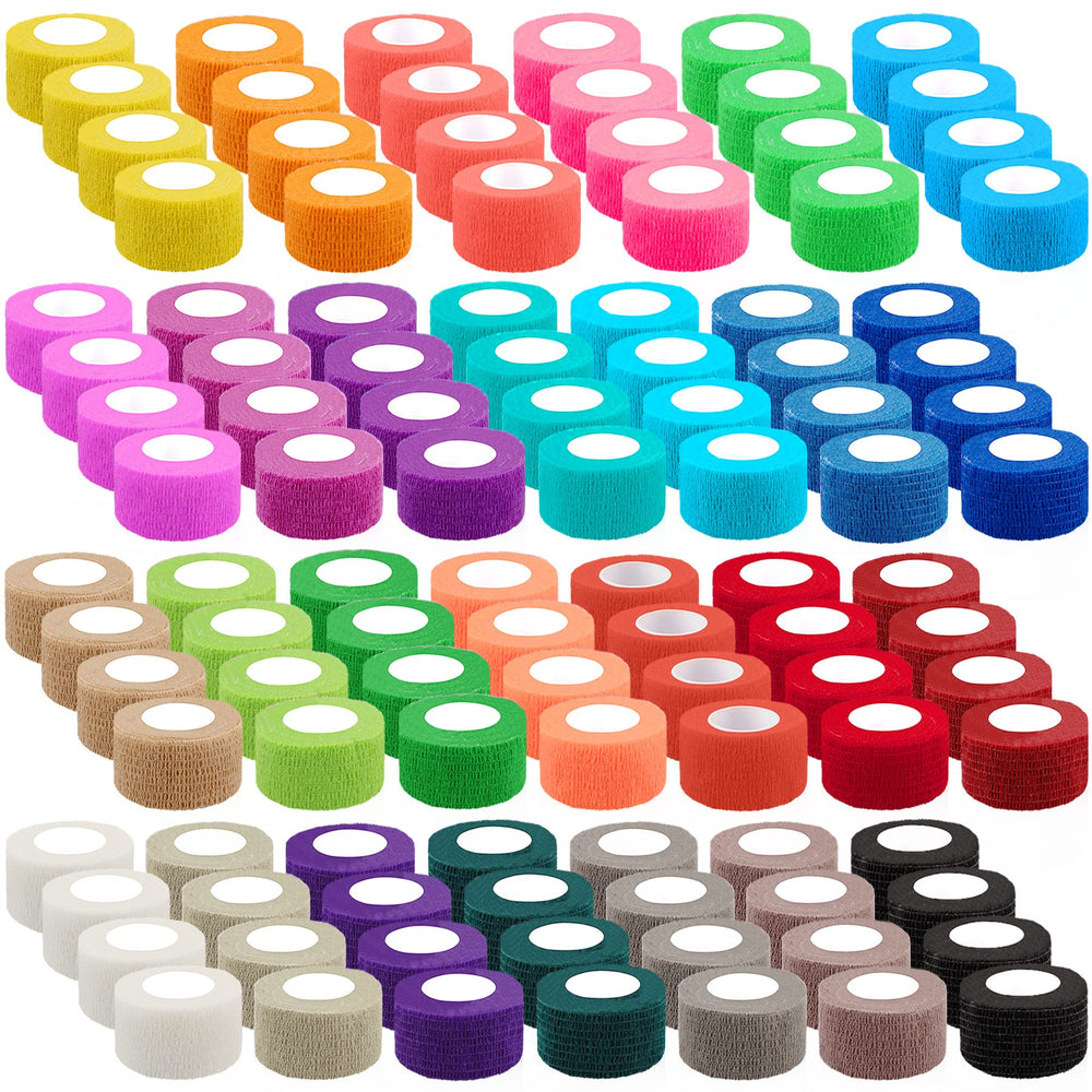 BQTQ 108-roll self-adhesive bandage 1-inch for easy, clip-free wrapping.