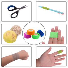BQTQ colorful rolls used for sports taping and minor injuries.