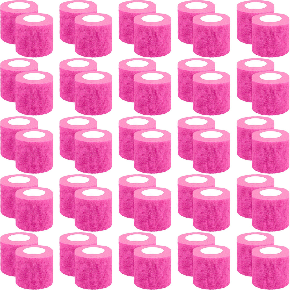 BQTQ pink self-adhesive bandage wrap for secure wrist wrapping.