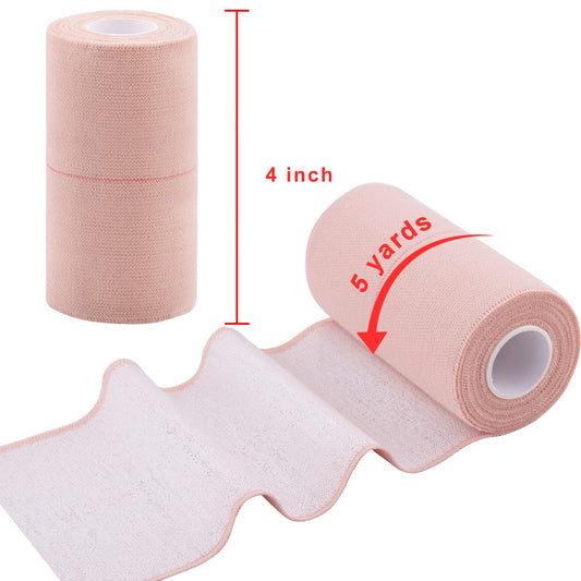 BQTQ self-adhesive bandage in action showing clips-free wrapping