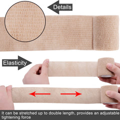 BQTQ breathable latex-nonwoven bandage with odor-free removal