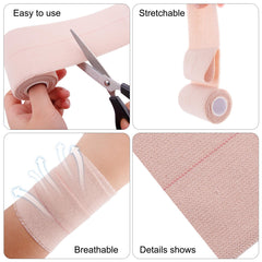 BQTQ cotton-base material provides breathable, comfortable wound wrapping.