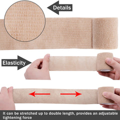 BQTQ easy tear bandage wrap that requires no clips for application