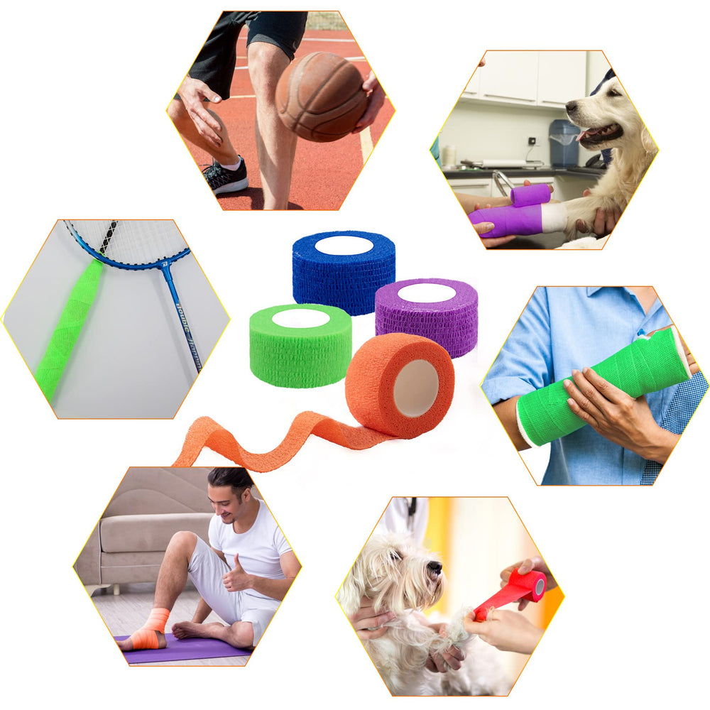 BQTQ multi-purpose bandage wrap supports wrists, ankles, knees.