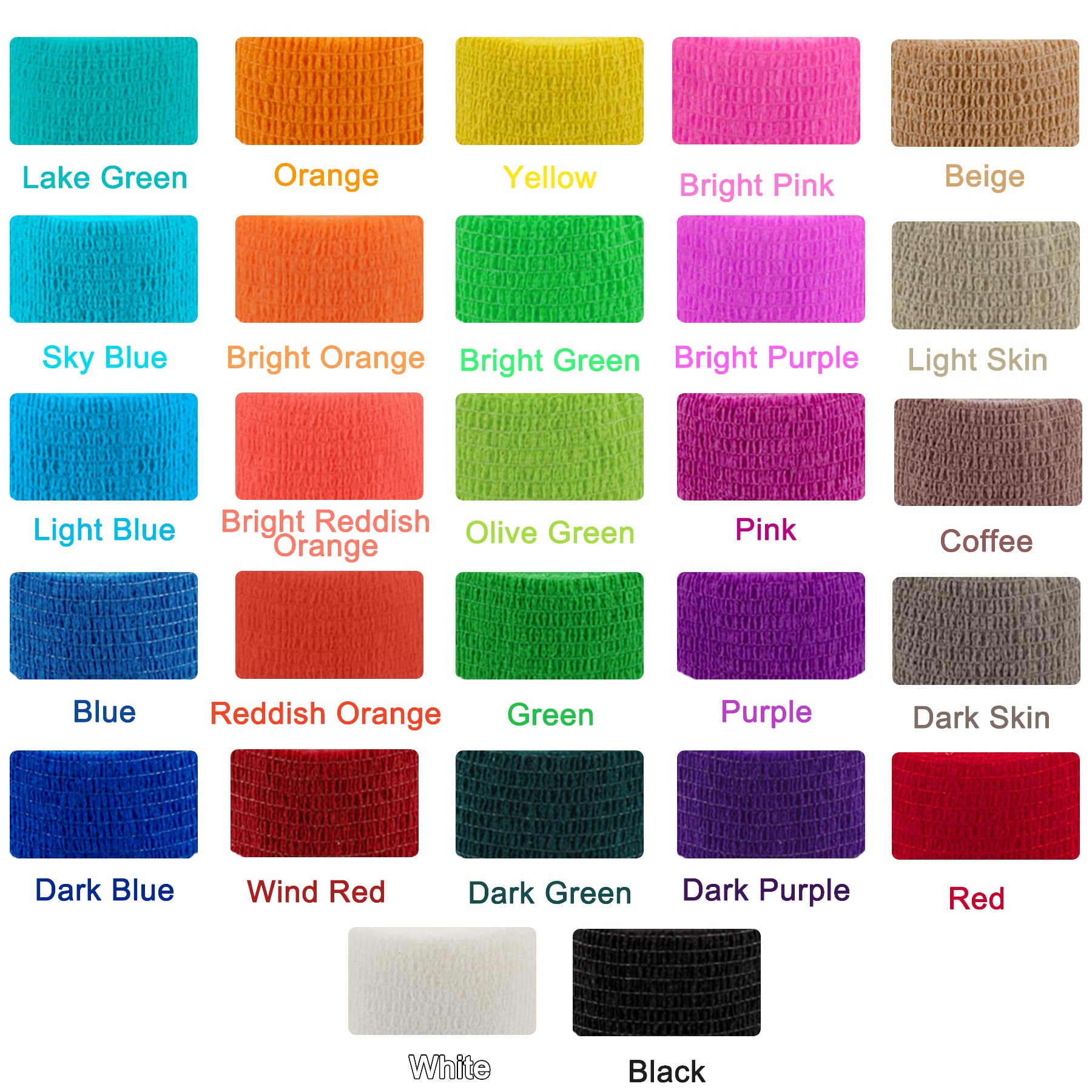 BQTQ self-adhesive wrap on wrist for fast, clip-free secure wrapping