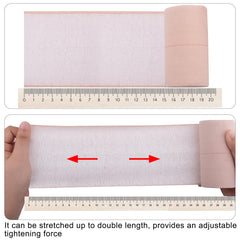 BQTQ stretchable tape supports wrists and ankles during activity.