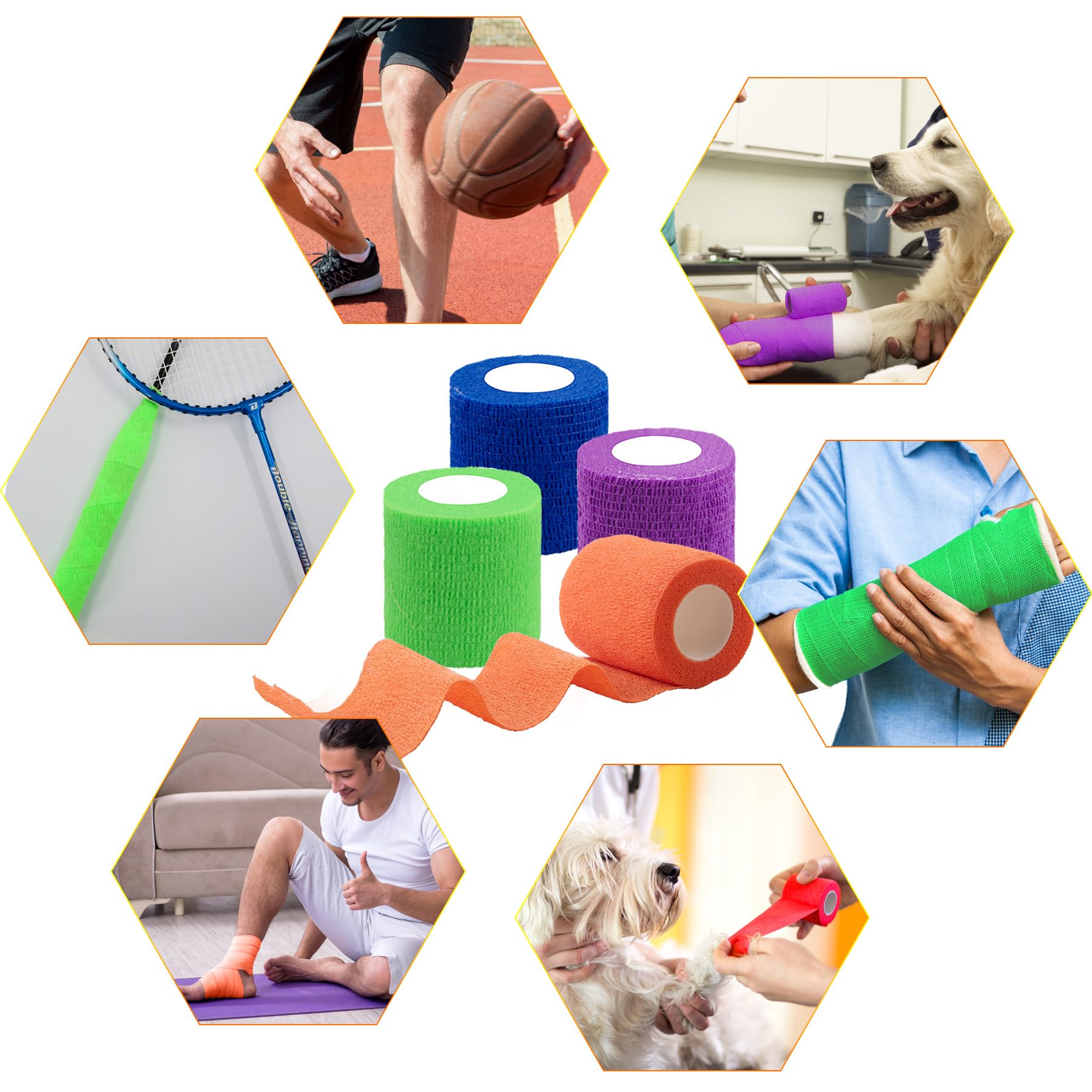 BQTQ wrist and ankle bandage wrap for versatile joint support