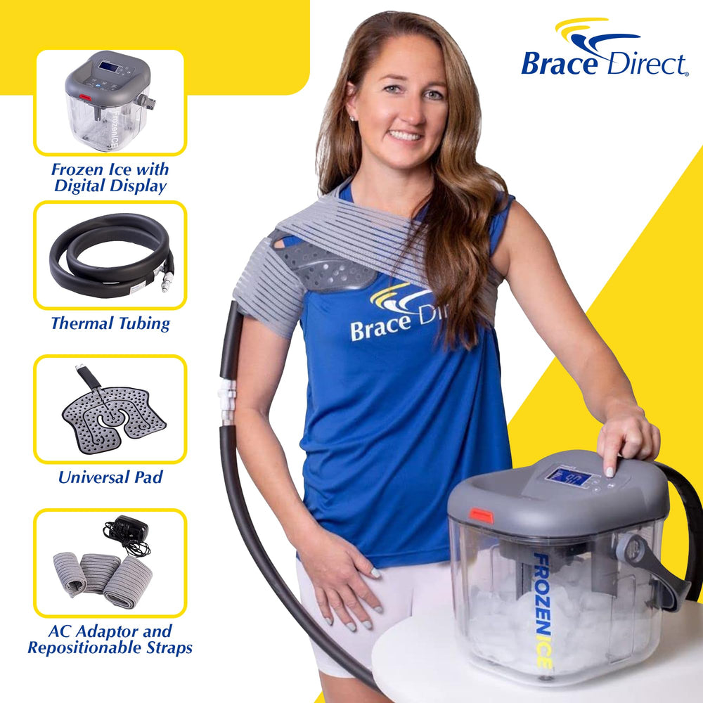 Brace Direct universal therapy pad adjustable for knee, shoulder, hip, back, and ankle.
