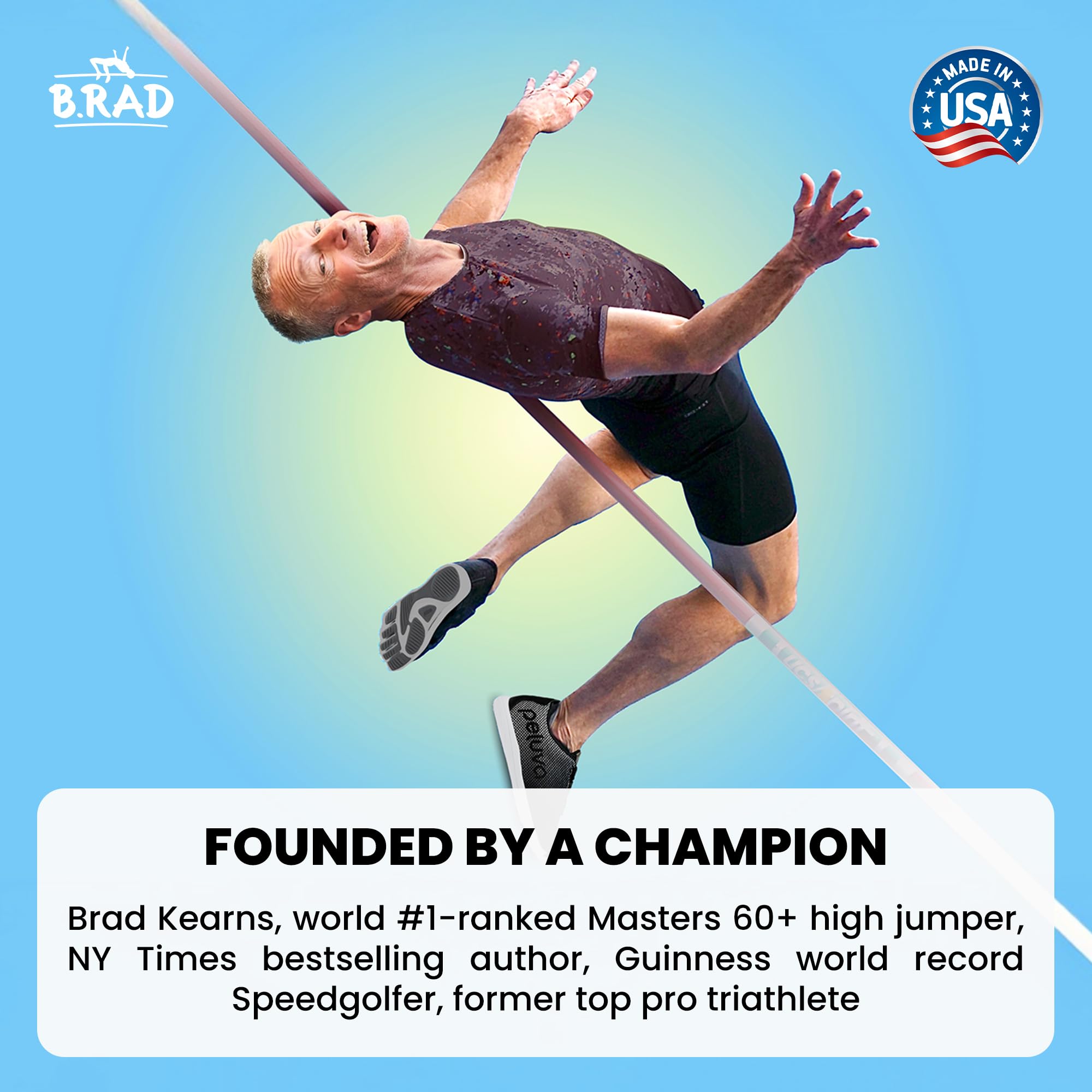 Brad whey powder easily mixes with water in shaker