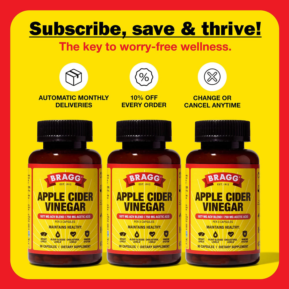 Bragg ACV Capsules daily routine reminder