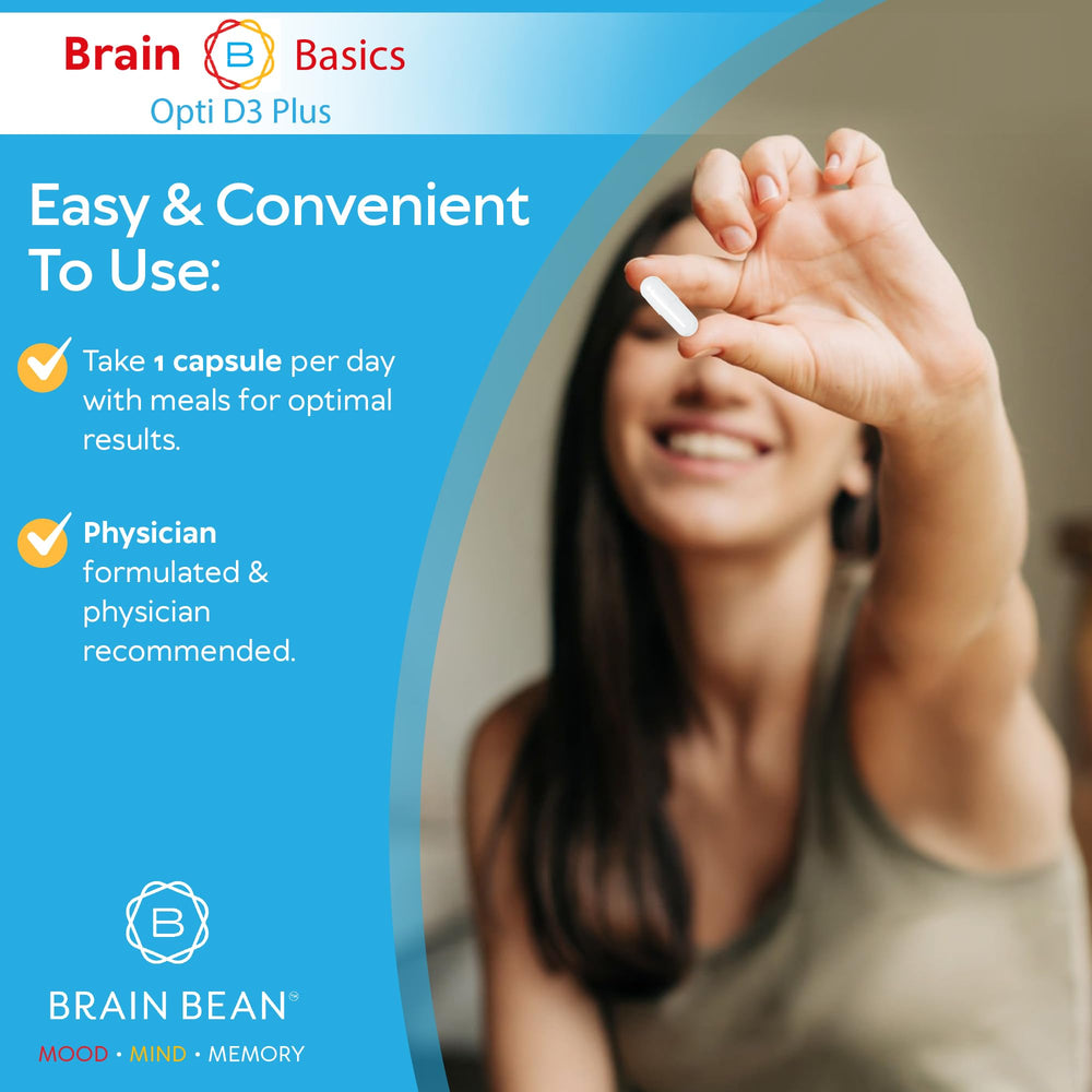 Brain Bean Opti D3 Plus third-party lab tested for purity