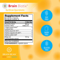 Brain Bean Brain Biotix USA-made facility near the Sierra Nevada mountains