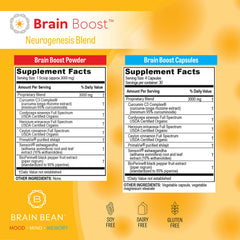 Stir Brain-Bean Brain-Boost into coffee for a smooth morning boost.