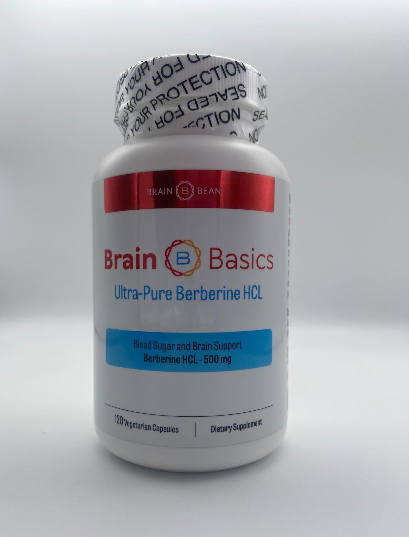 Brain Bean Ultra packaging in a USA facility highlights cGMP quality and safety.