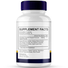 Closeup of Brain Defender capsules highlighting easy daily intake.