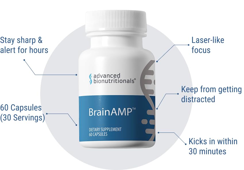 BrainAMP study setup with laptop and notebook for concentration