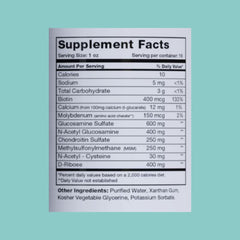 BrainChild IntestiMend label highlights ingredients and allergen info.