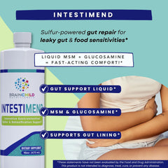 Pour BrainChild IntestiMend into juice for easy dosing.