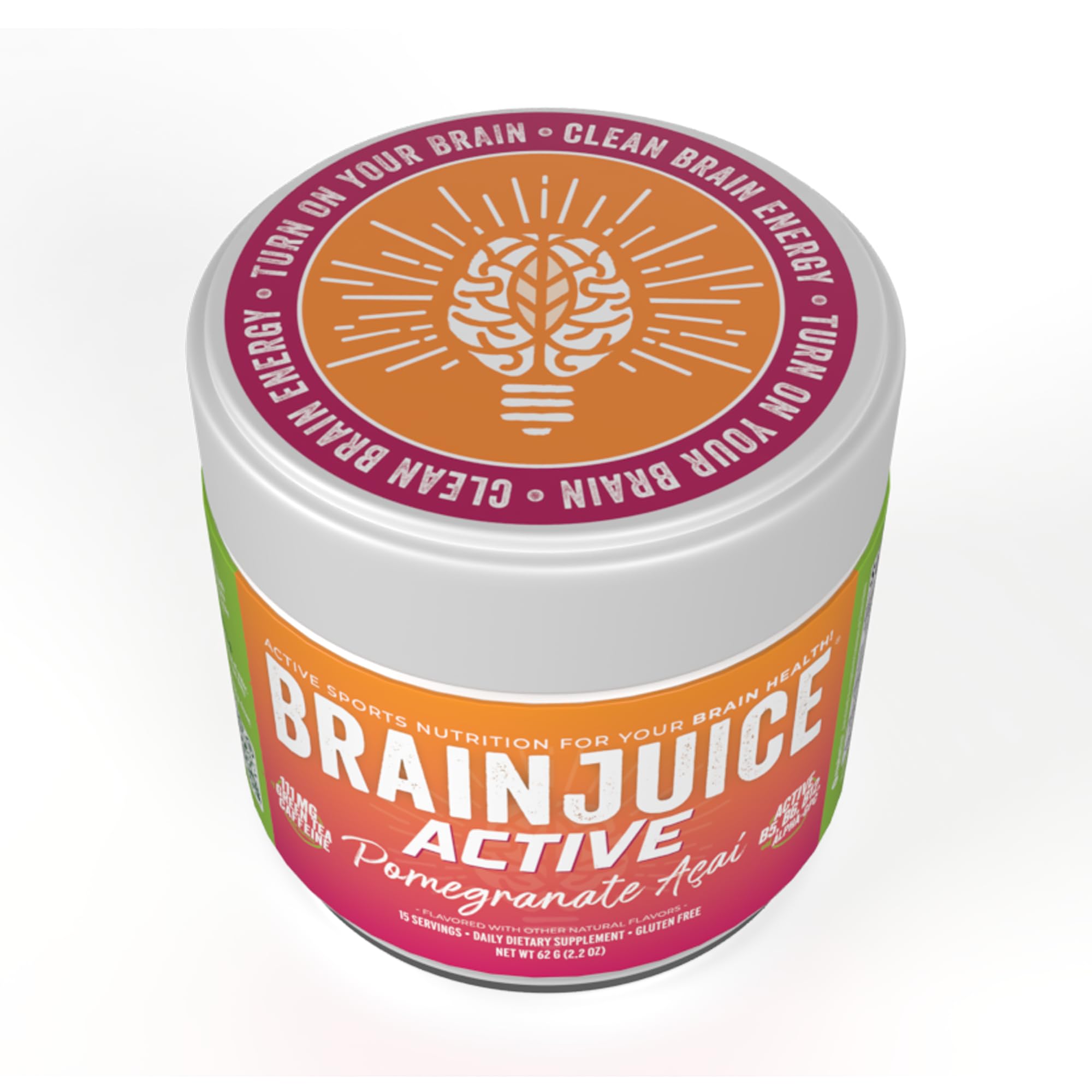 BrainJuice Active daily brain care setup for a simple routine