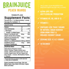 BrainJuice Alpha GPC and L-Theanine ingredients close-up