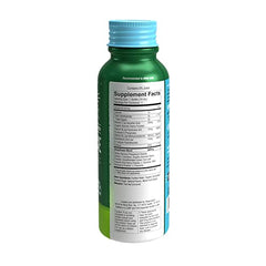 BrainJuice Decaf Brain Shot label highlights safe, vegan ingredients.