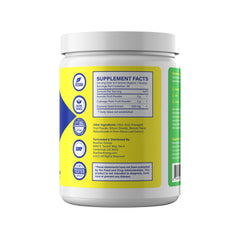 Brazilian Energy plant-based caffeine lift in a compact scoop.
